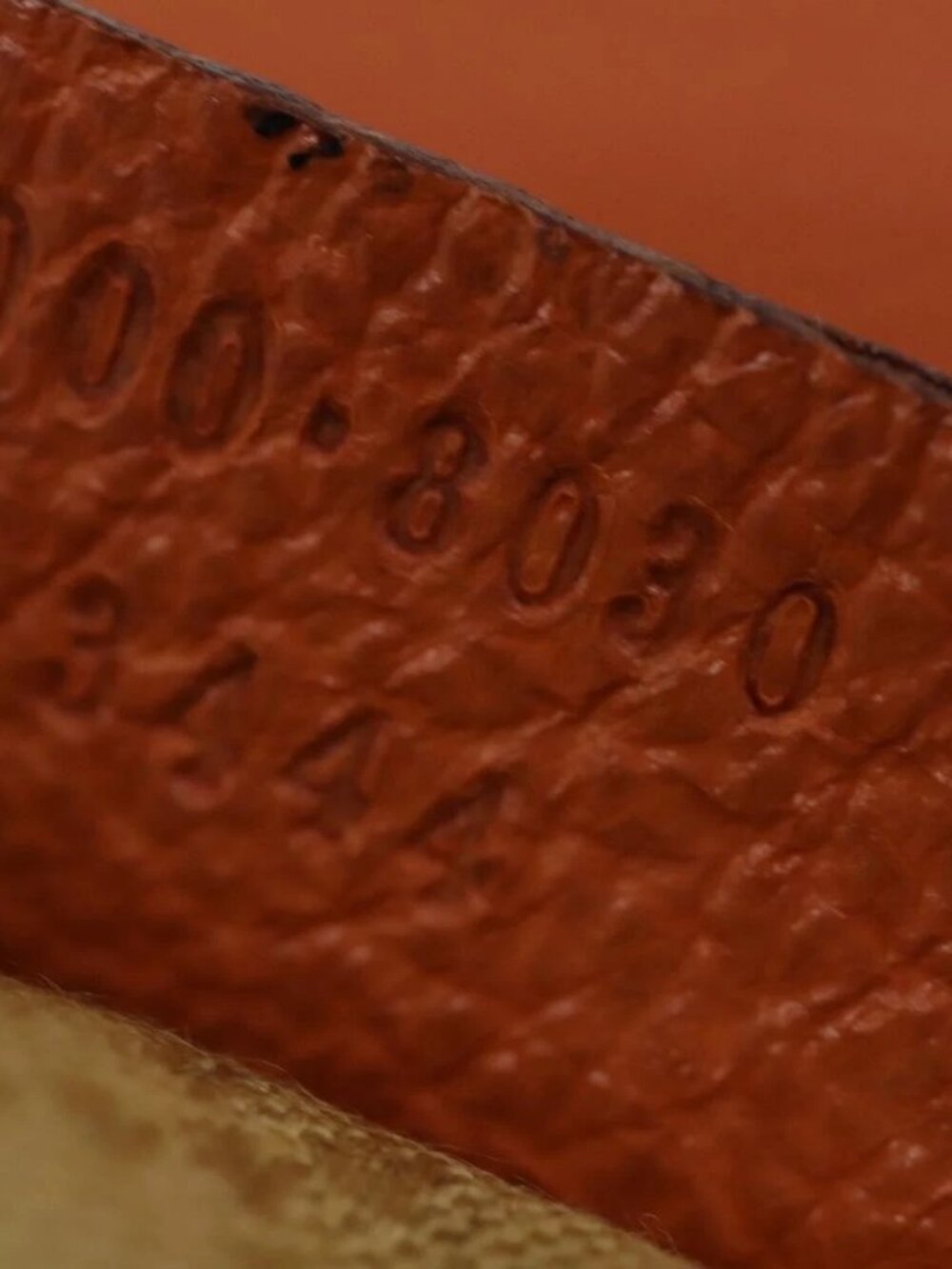 GUCCI Bamboo Backpack Suede Orange Gold Auth 169373 - Picture 12 of 15